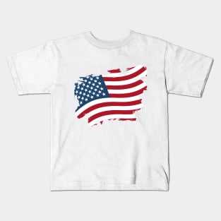 USA Flag Kids T-Shirt